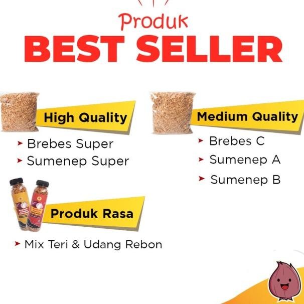 

Bawang Goreng Sumenep 1 Kg Tahan Lama, Gurih Dan Renyah