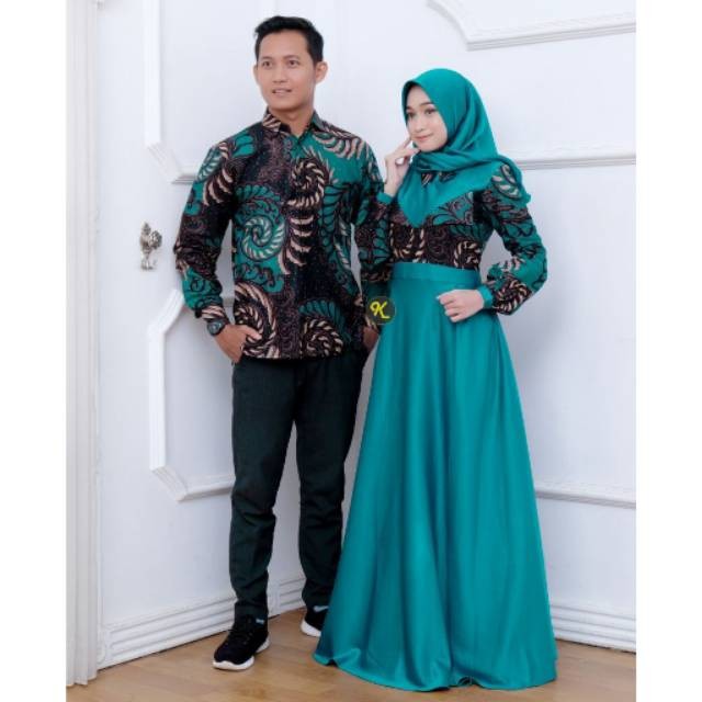 Baju Sarimbit Gamiss Sarimbiy Cowok Cewe Copel Kapelan Lebaran Wanita Terbaru 2025 Pria Ghamus Gamis
