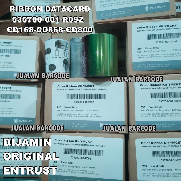 RIBBON WARNA COLOR DATACARD CD168 - CD 168 - YMCKT 535700-001-R092
