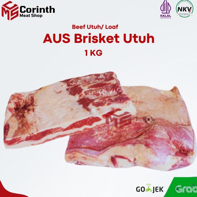 

Beef Brisket Ne Aus Utuh Grade S Smoked Brisket | 1000 Gram Makasihlohya