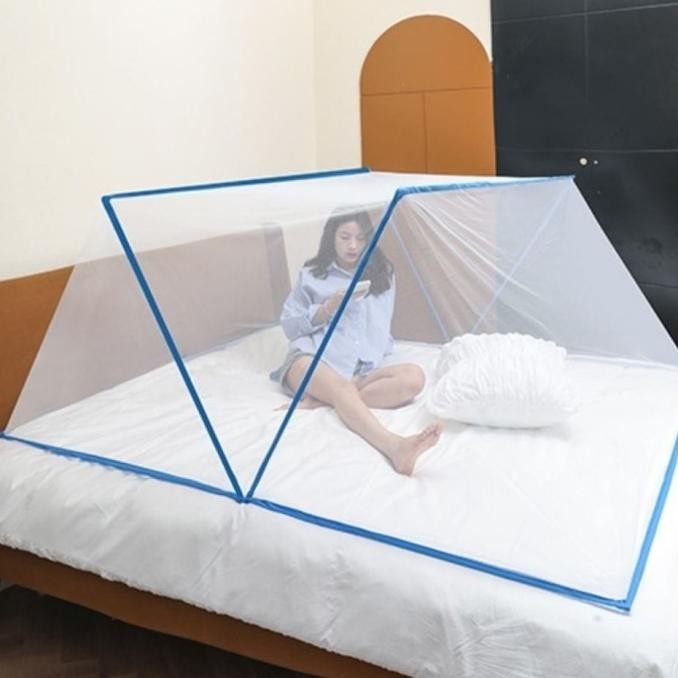 KELAMBU LIPAT JUMBO PORTABLE KELAMBU TENDA KELAMBU KOTAK,SHENAR