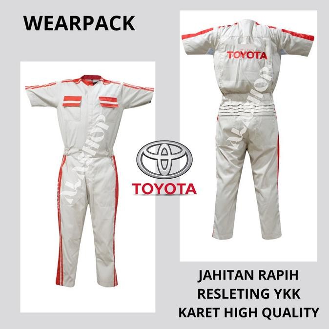 Wearpack Toyota   I   Wearpack Mekanik   I   Wearpack Otomotif   I    Wearpack Bengkel