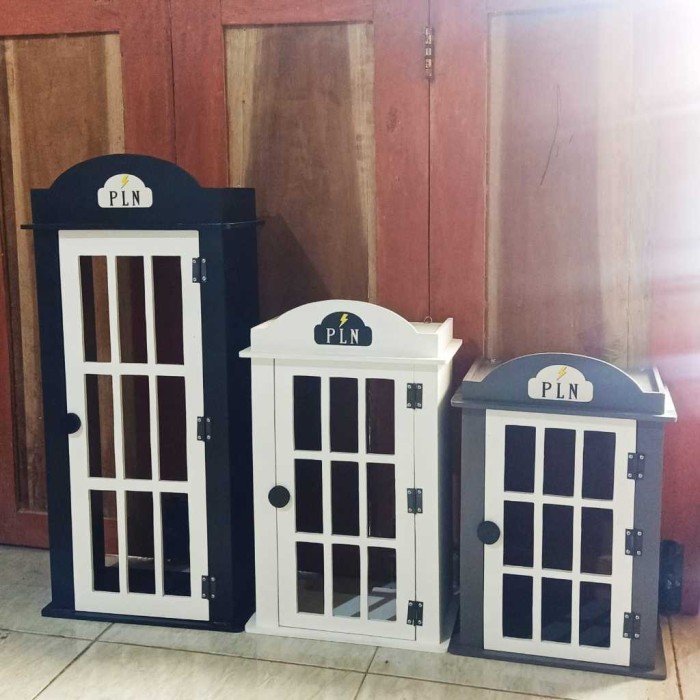 Custom Box Tempat Meteran Listrik Pascabayar Besar /Kotak Pln