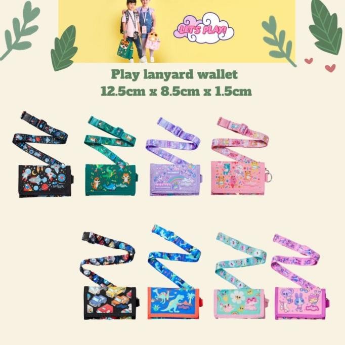 tali - smiggle wallet/dompet smiggle anak dengan tali/dompet anak smiggle