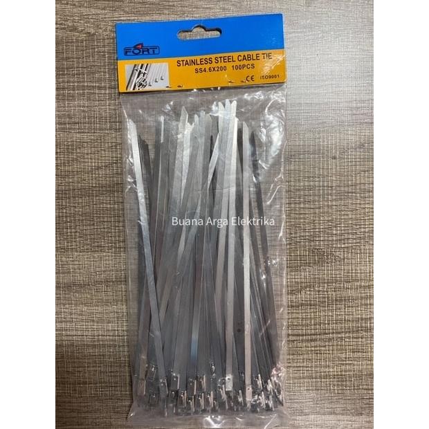 

Kabel / Cable Ties Stainless Steel SS 4.6 x 200 mm