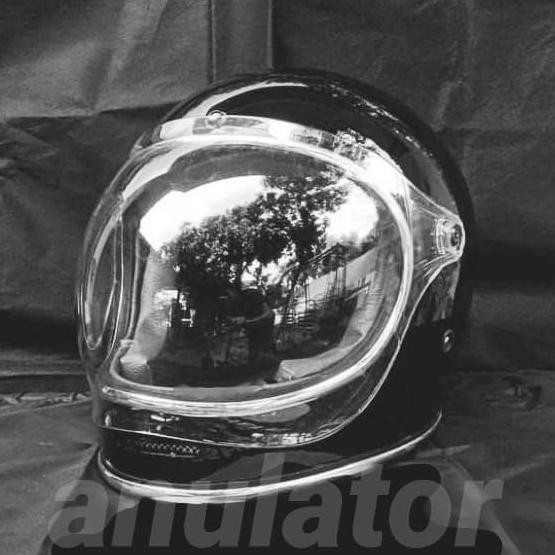 KACA VISOR MIKA HELM BOGO CAKIL BUBBLE CAFE RACER BULLIT BELLSTAR BELL