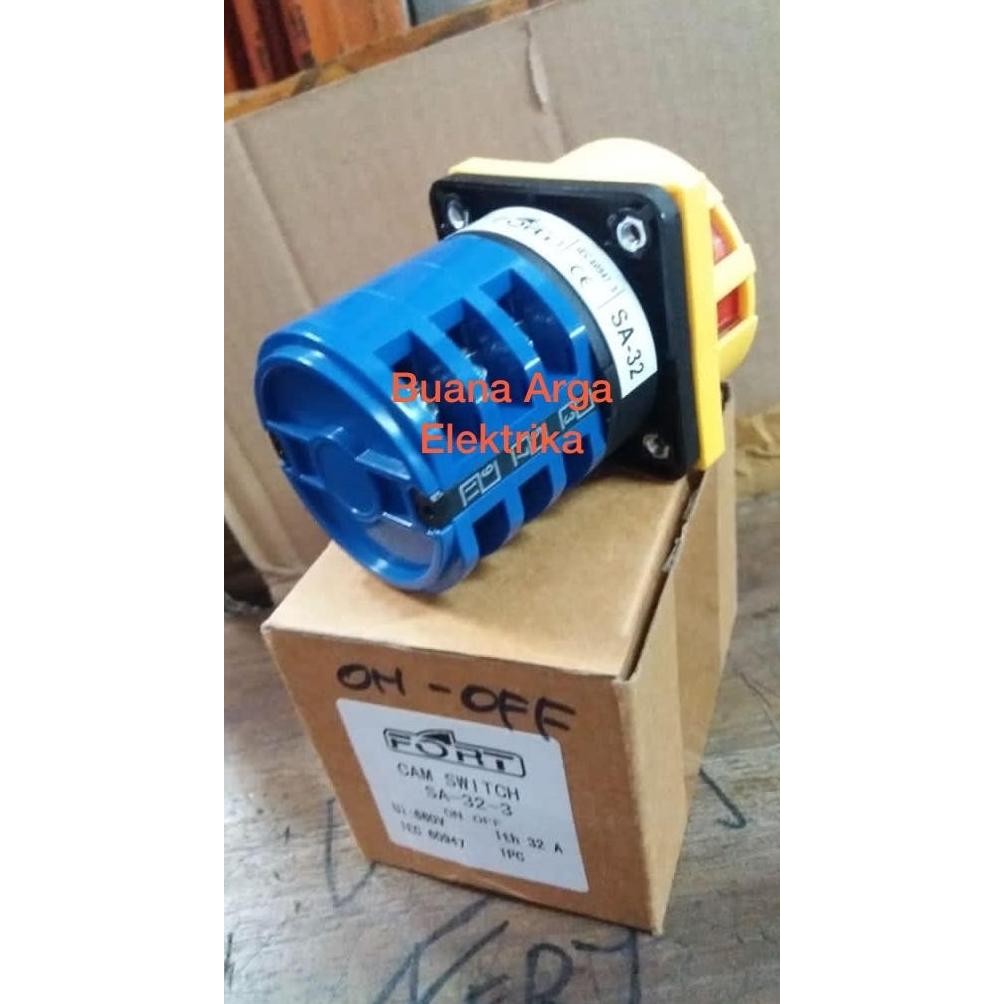 

Cam Switch / Rotary Swicth / Change over switch 3P SA-32-3, 32A ON OFF