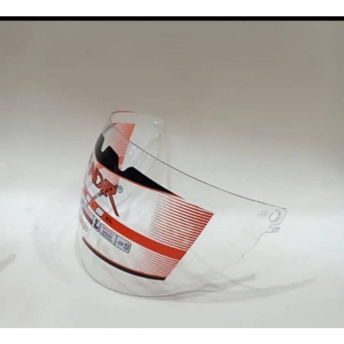 KACA VISOR HELM NDR TOURING CLEAR RIBEN HITAM BMC HIU VIRTUE F03 ORI