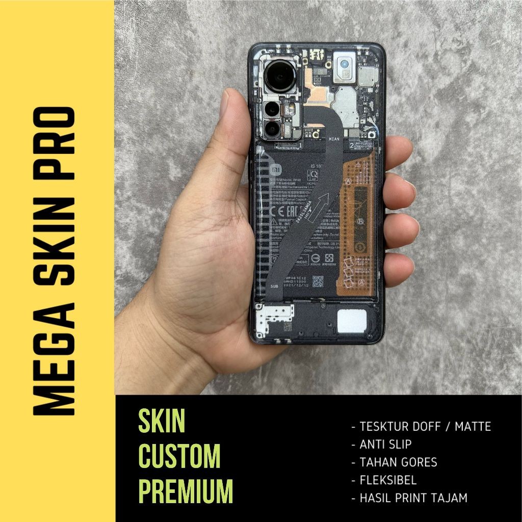 

BestSelling - Xiaomi 12 Garskin Wrap Stiker Premium (FreeCustomOrder)