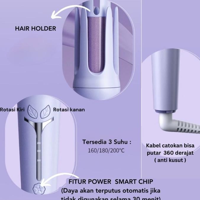 Discount Hyundai Curler Alat Pengeriting Rambut Otomatis 32Mm -Curler  Rambut