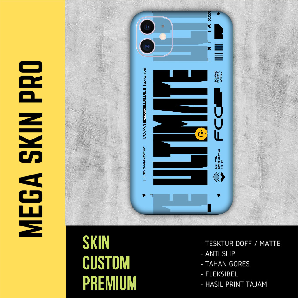 

BestSelling - Iphone 11 2 Ultimate Blue Sky Garskin Wrap Stiker Premium (FreeCustomOrder)