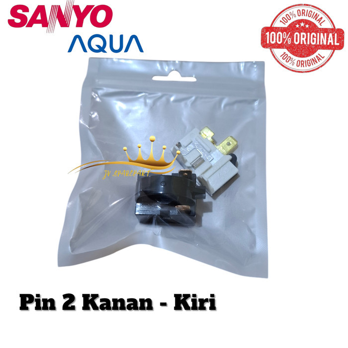 RELAY PTC OVERLOAD ORIGINAL KULKAS SANYO AQUA 2 PINTU / RILAY KULKAS SANYO AQUA 2 PINTU