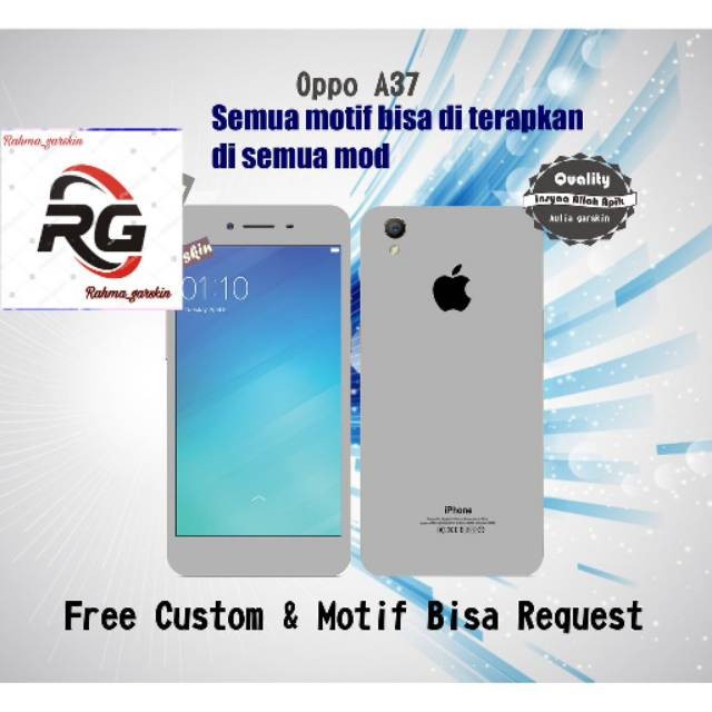 

BestSelling - Oppo A37 Garskin Wrap Stiker Premium (FreeCustomOrder)