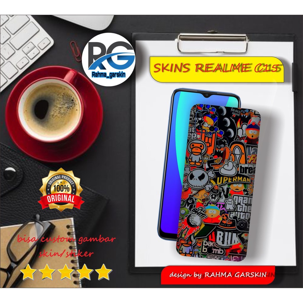 

BestSelling - Realme C15 Garskin Wrap Stiker Premium (FreeCustomOrder)