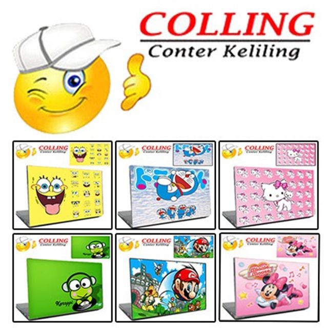 

BestSelling - Stiker Laptop 14 Inch Paket Kartun Garskin Wrap Stiker Premium (FreeCustomOrder)