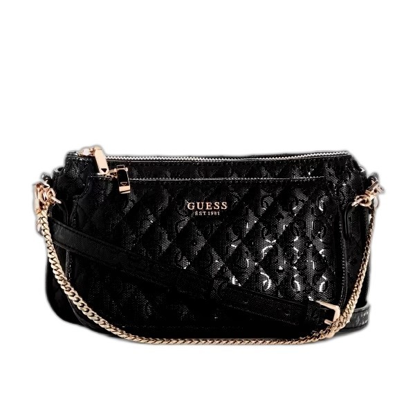 Tas Wanita guess ORIGINAL - Black yarmilla pouch crossbody bag - TAS GUESS ORIGINAL WANITA