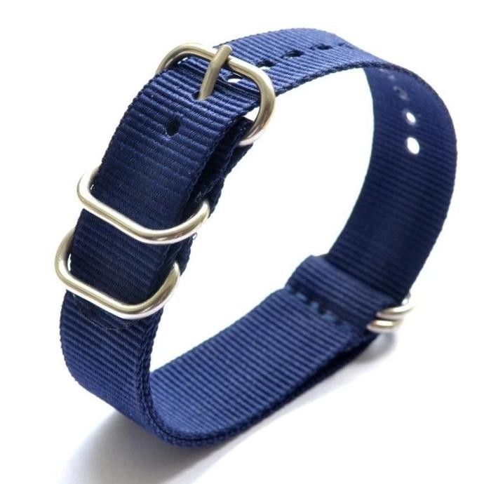TALI STRAP JAM TANGAN CANVAS KANVAS BALLISTIC ZULU NATO 22MM