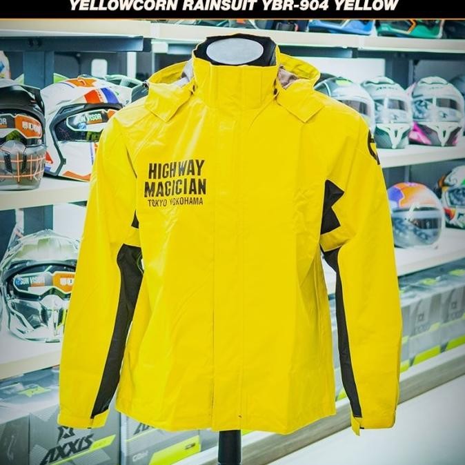 NEW Jas Hujan Yellowcorn YBR-904 Yellow | Yellow Corn Raincoat Original