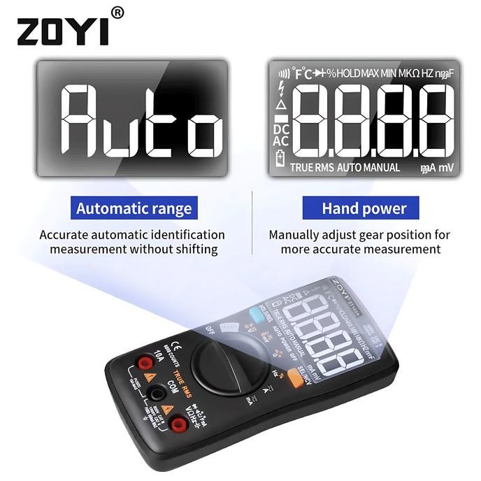 ZOYI ZT102A UPGRADE AUTO MULTIMETER DIGITAL AVOMETER MULTITESTER ORI