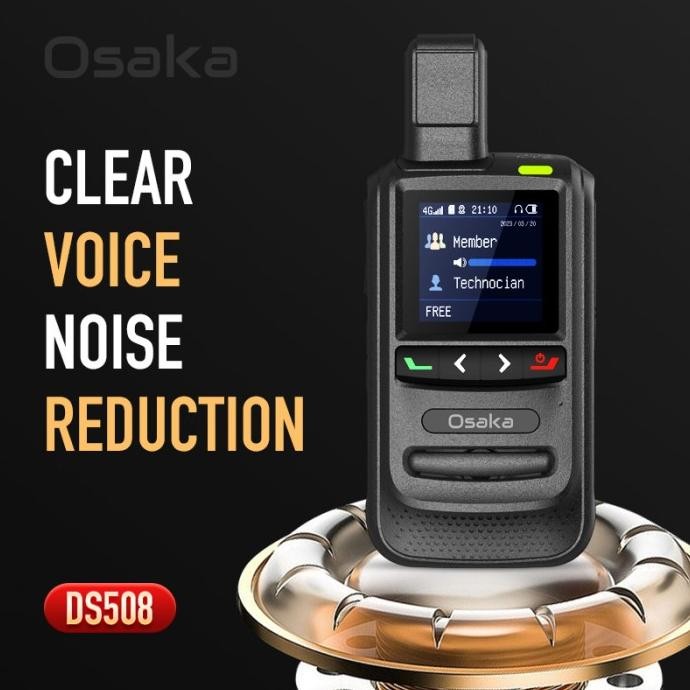 HT POC OSAKA MINI WALKIE TALKIE 4G SERVER PERMANEN