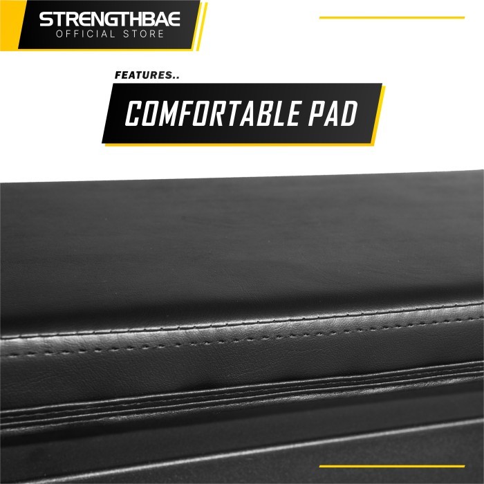 Neww Adjustable Gym Bench Strengthbae - Kursi Gym Adjustable Flat Incline