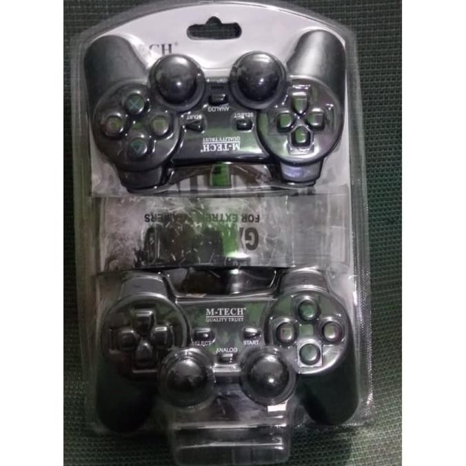 GAMEPAD DOBLE GETAR BLACK - STICK PC LAPTOP - JOYSTICK PC LAPTOP USB