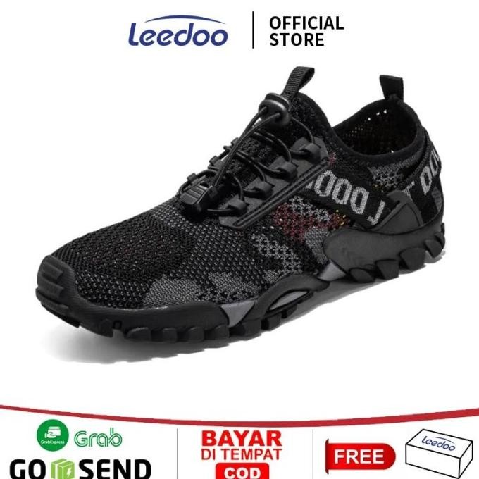 LEEDOO SEPATU HIKING PRIA SEPATU GUNUNG OUTDOOR RUNNING MH102