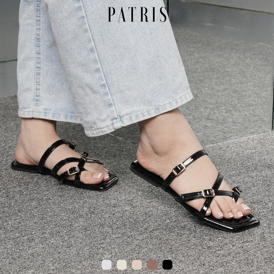 Patris Cally Sandal Wanita Flat / Teplek