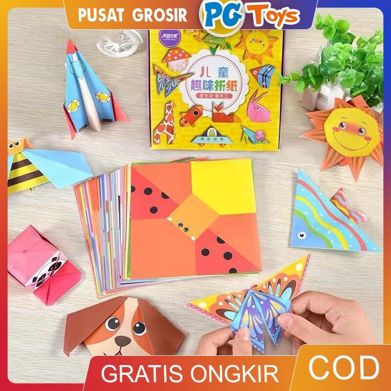 

Pgtoys - Furonangel Ga 3D Gambar Animal / Mainan Edukasi Anak Melipat Kertas Ga English Version