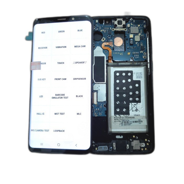 LCD SAMSUNG S9 PLUS S 9 PLUS S9+ G965F FULLSET + FRAME BLACK ORI NEW