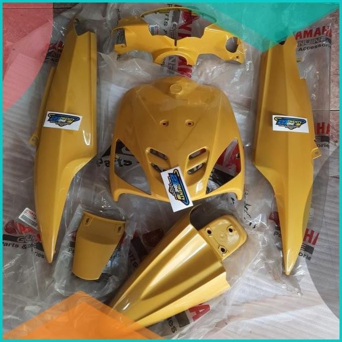 cover bodi halus mio lama sporty 2004 kuning original yamaha 5tl p2 11