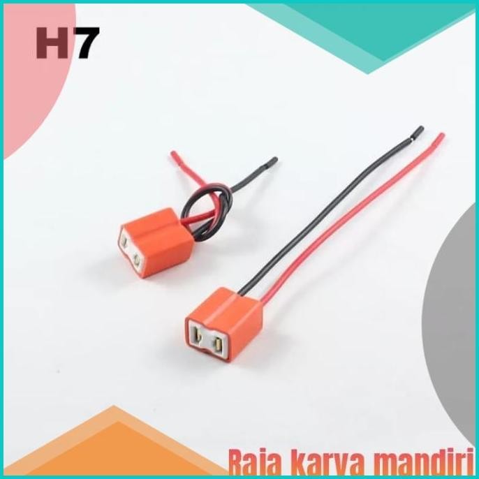 SOKET H7 KERAMIK SOKET FITTING BOHLAM LAMPU MOBIL H7 KERAMIK 11OKTZ4 a
