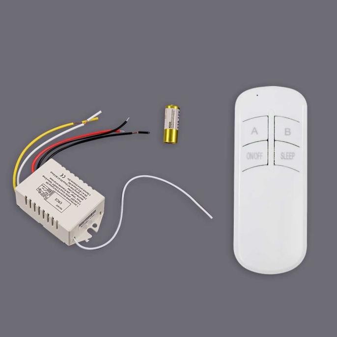 Original Saklar Lampu Wireless Remot Kontrol Lampu Rumah 2 Way
