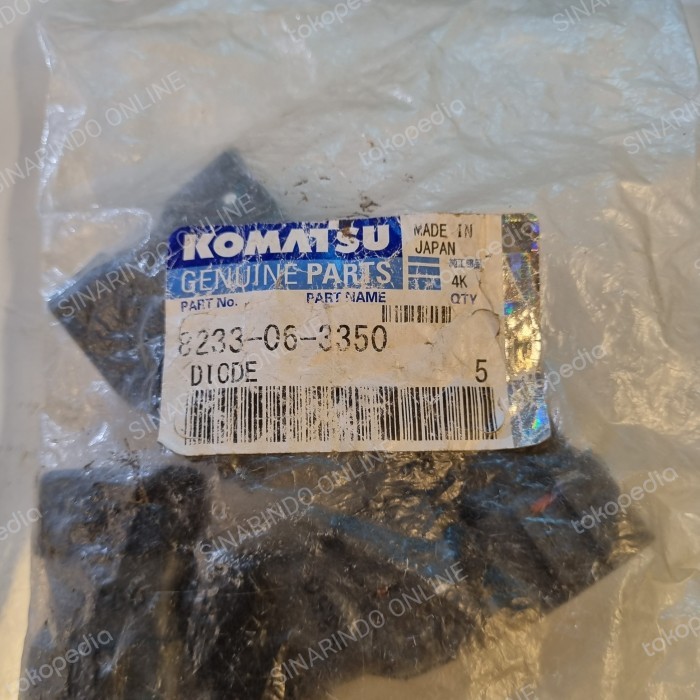 Dioda 8233-06-3350 Genuine Parts Komatsu