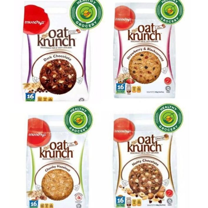 

Munchy'S Oat Krunch Dark Chocolate 416Gr Munchys / Dark Chocolate 309Gr / Hazelnut / Strawberry / Nutty