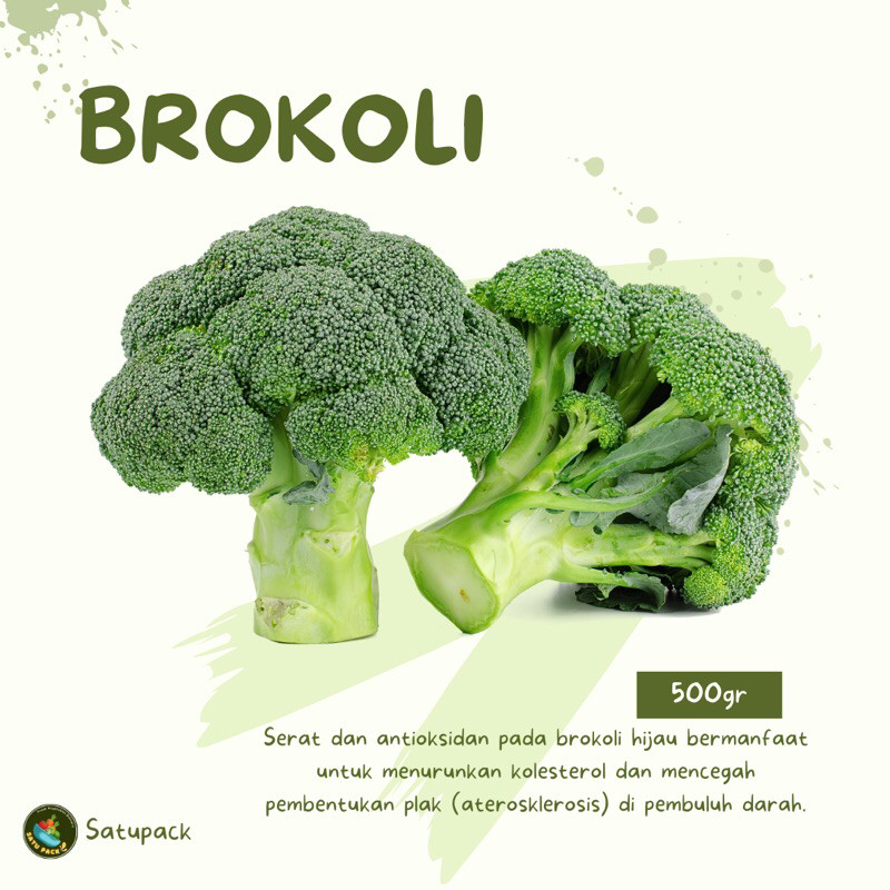 

BROKOLI HIJAU FRESH - 500gr