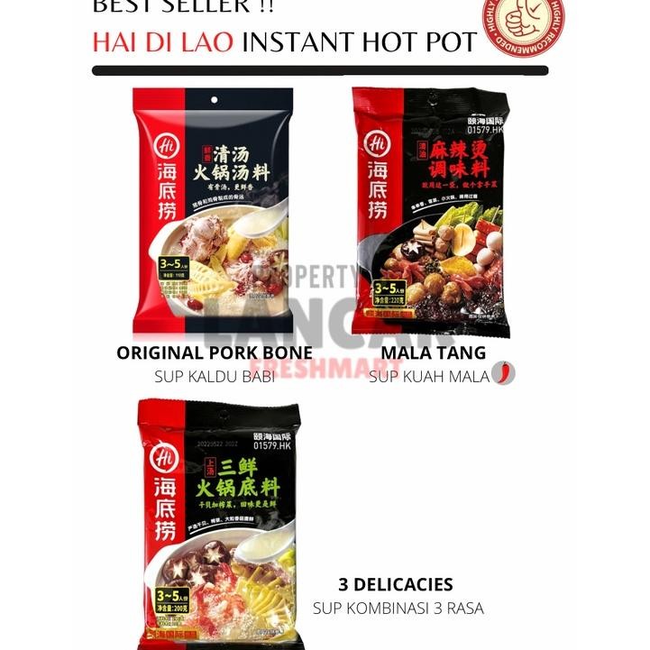 

Hai Di Lao Bumbu Hotpot Instant / Bumbu Haidilao Hotpot