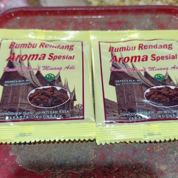 

Bumbu Masakan Rendang Khas Padang Aroma 20Pak 50Gr