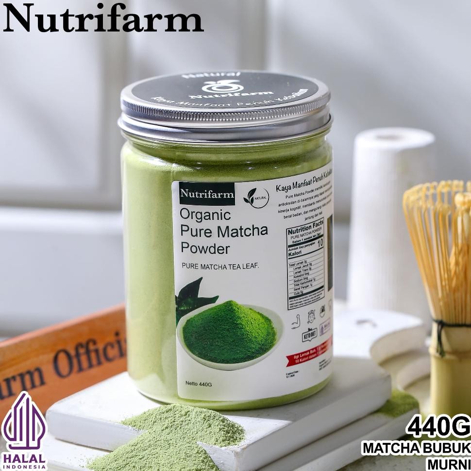 Nutrifarm Matcha Powder Numan / Bubuk Matcha Numan Murni / Matcha Powder Homelab