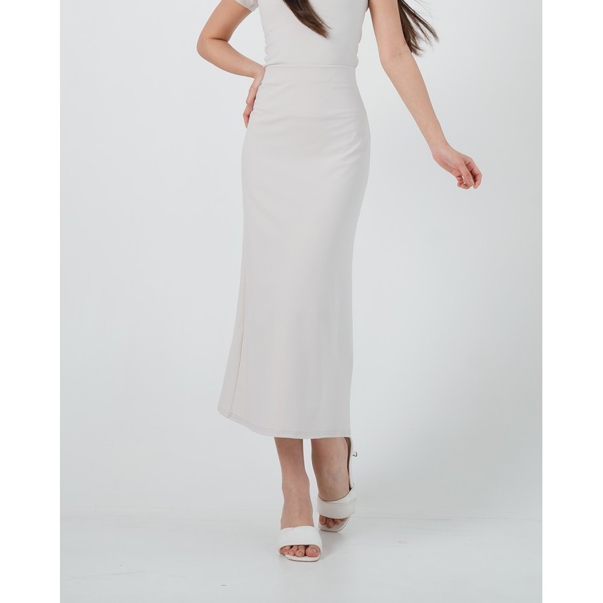 TERLARIS Evertops — 2.0 Mila Maxi Skirt | Rok Wanita - OAT, XL RA37