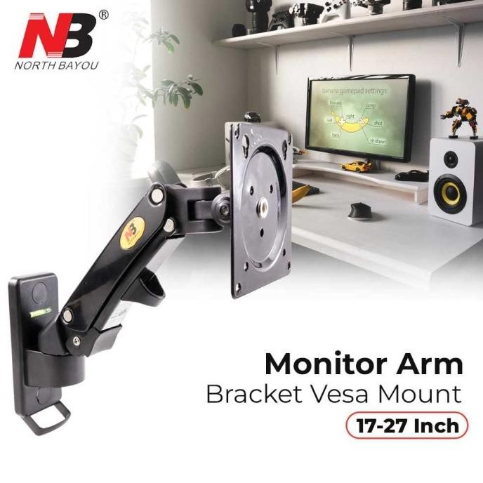 BRACKET MONITOR BRAKET TV BREKET PC COMPUTER STAND KOMPUTER 17 18 19 20 21 22 23 24 25 26 27 INCH TE