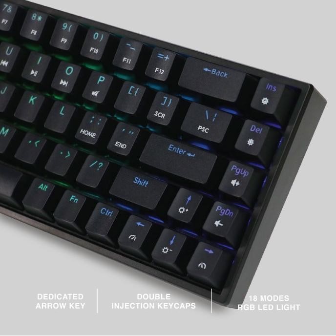Keyboard - Rexus DAIVA RX-D68 Outemu Mechanical Keyboard Gaming