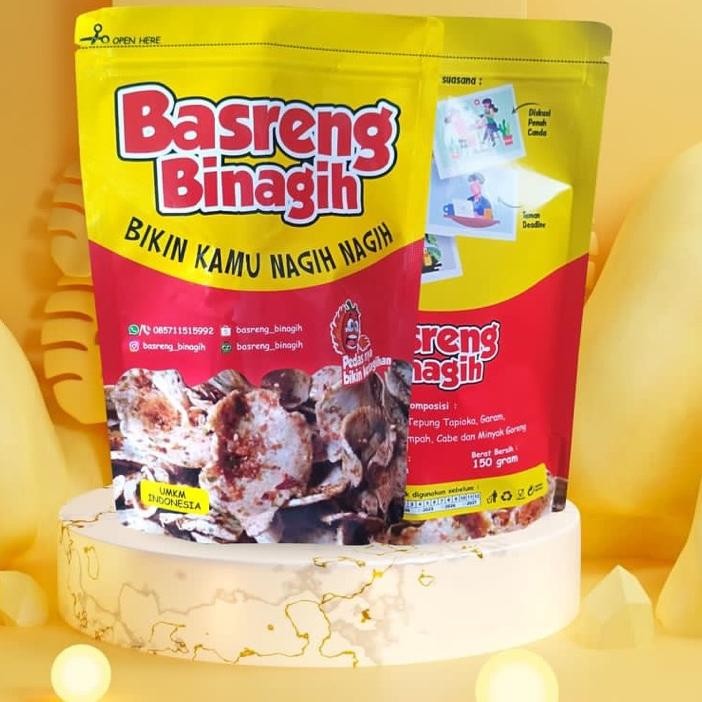 

Paket 4 Basreng Binagih