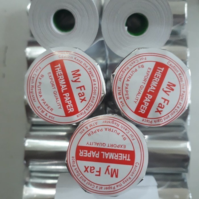 

Kertas Thermal 57x35mm full coreles paket 100roll