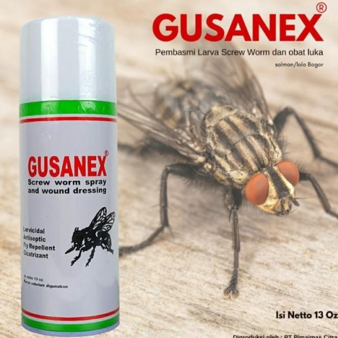 NEW GUSANEX GUSANEK OBAT SEMPROT SPRAY LUKA LUAR ANTI PARASIT DAN LALAT
