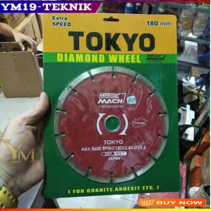 Mata Gerinda Potong Keramik Granit 7 inch TOKYO DIAMOND WHEEL (YM)