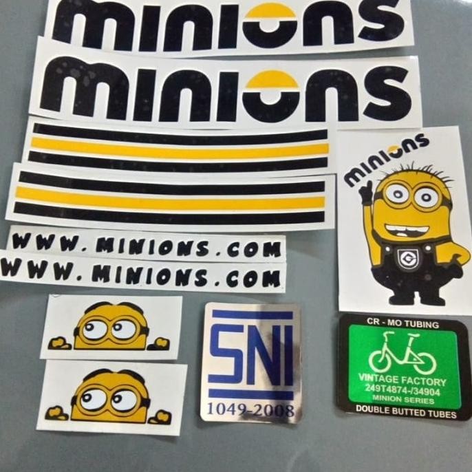 Terlaris Stiker Sepeda Minion
