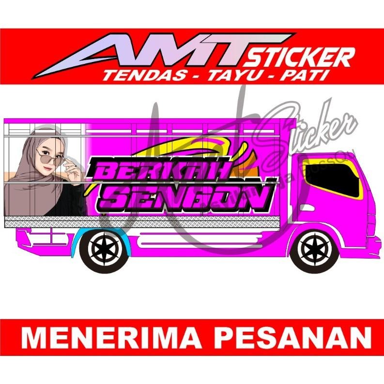 [Terlaris] Stiker Decal Bak Samping Truk Canter Stiker Bak Samping Stiker Truk Stiker Variasi Truk