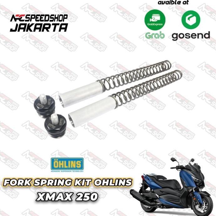 front spring kit - per shock ohlins depan xmax 250 - campaign 