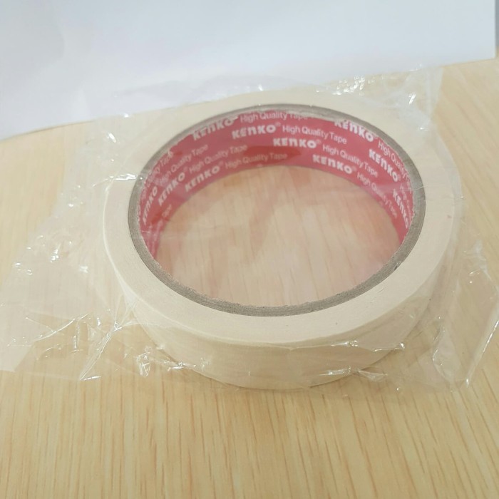 

TERBARU LAKBAN KENKO MASKING TAPE CREAM 24MMX20M